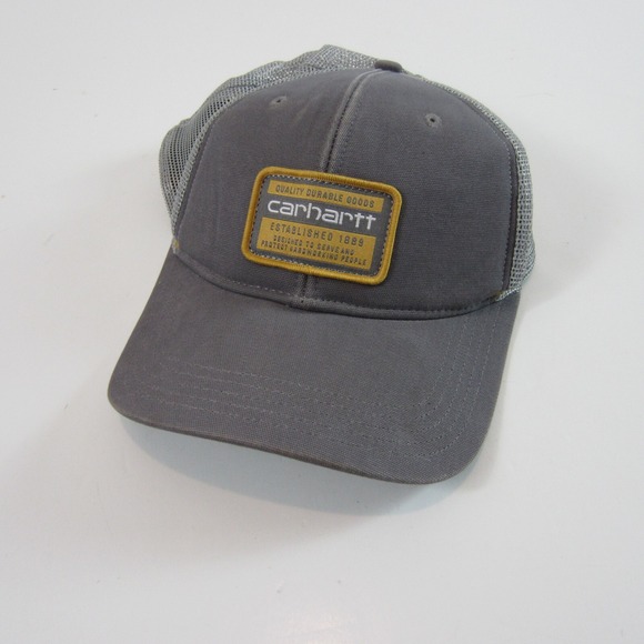 Carhartt Other - Carhartt hat gray adjustable snapback cap patch